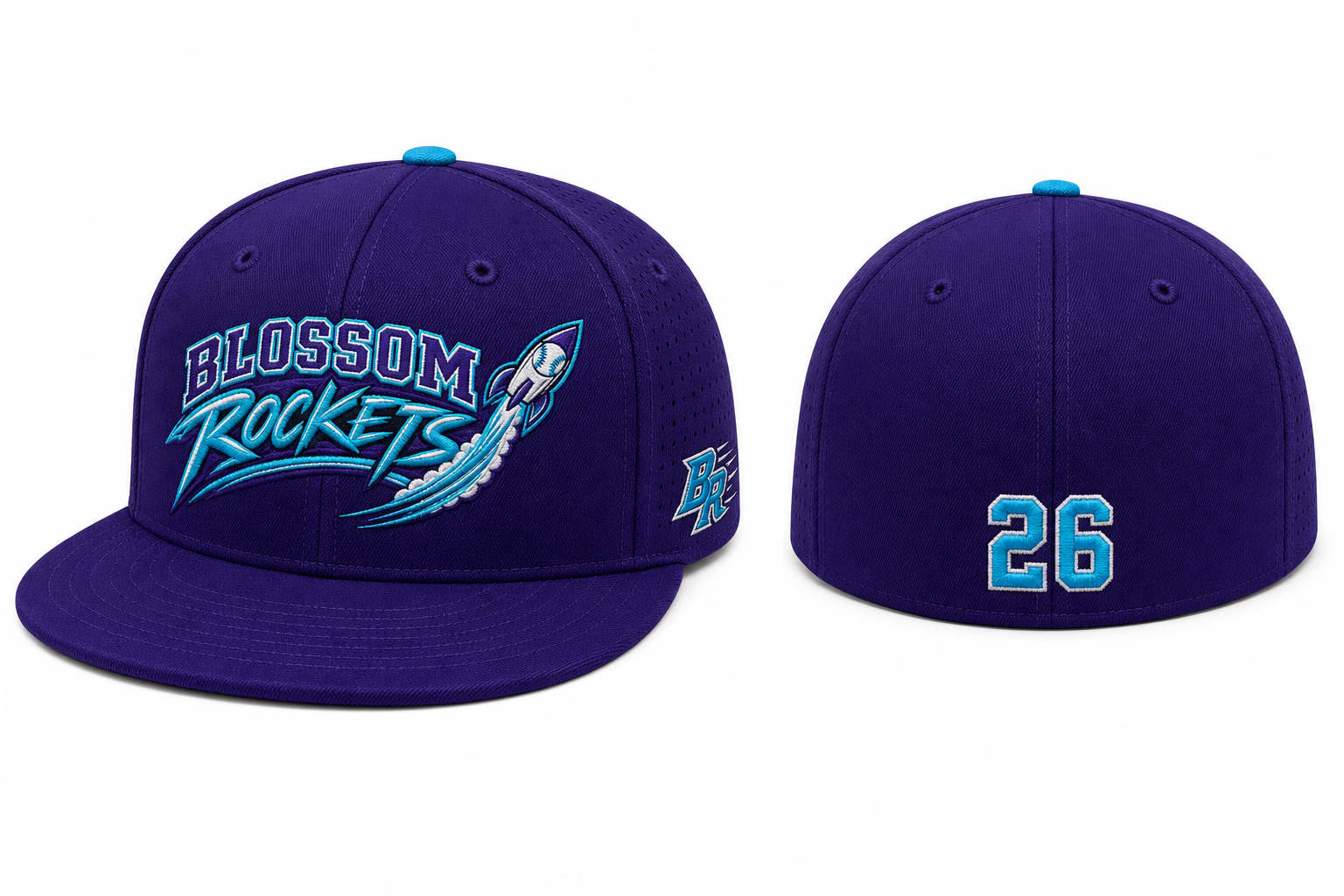 Blossom Rockets design mockup