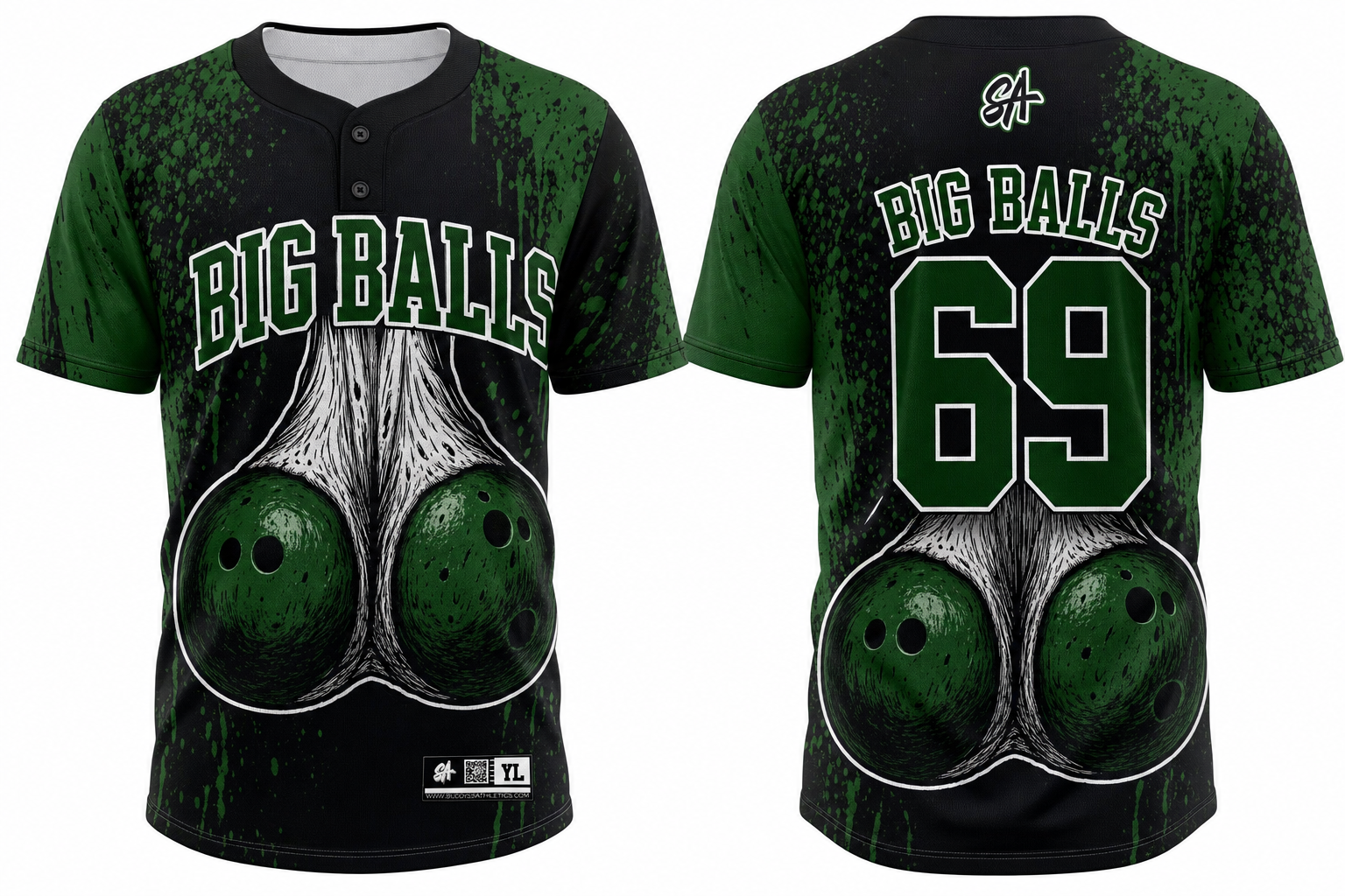 BIG BALLS design mockup