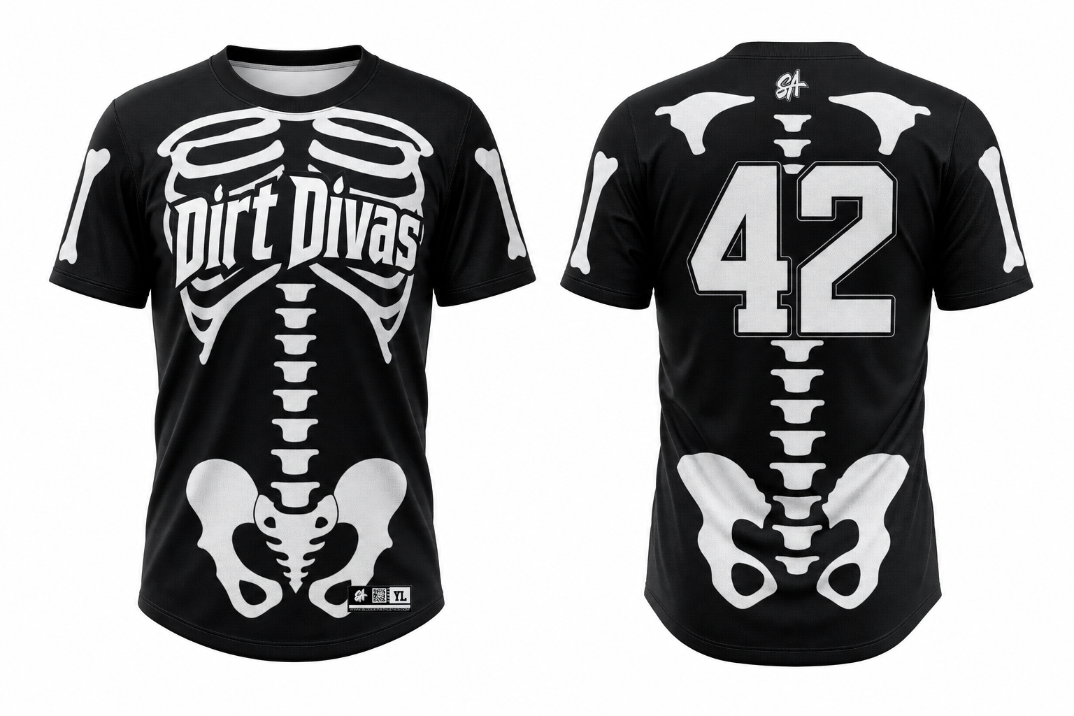 Dirt Divas design mockup