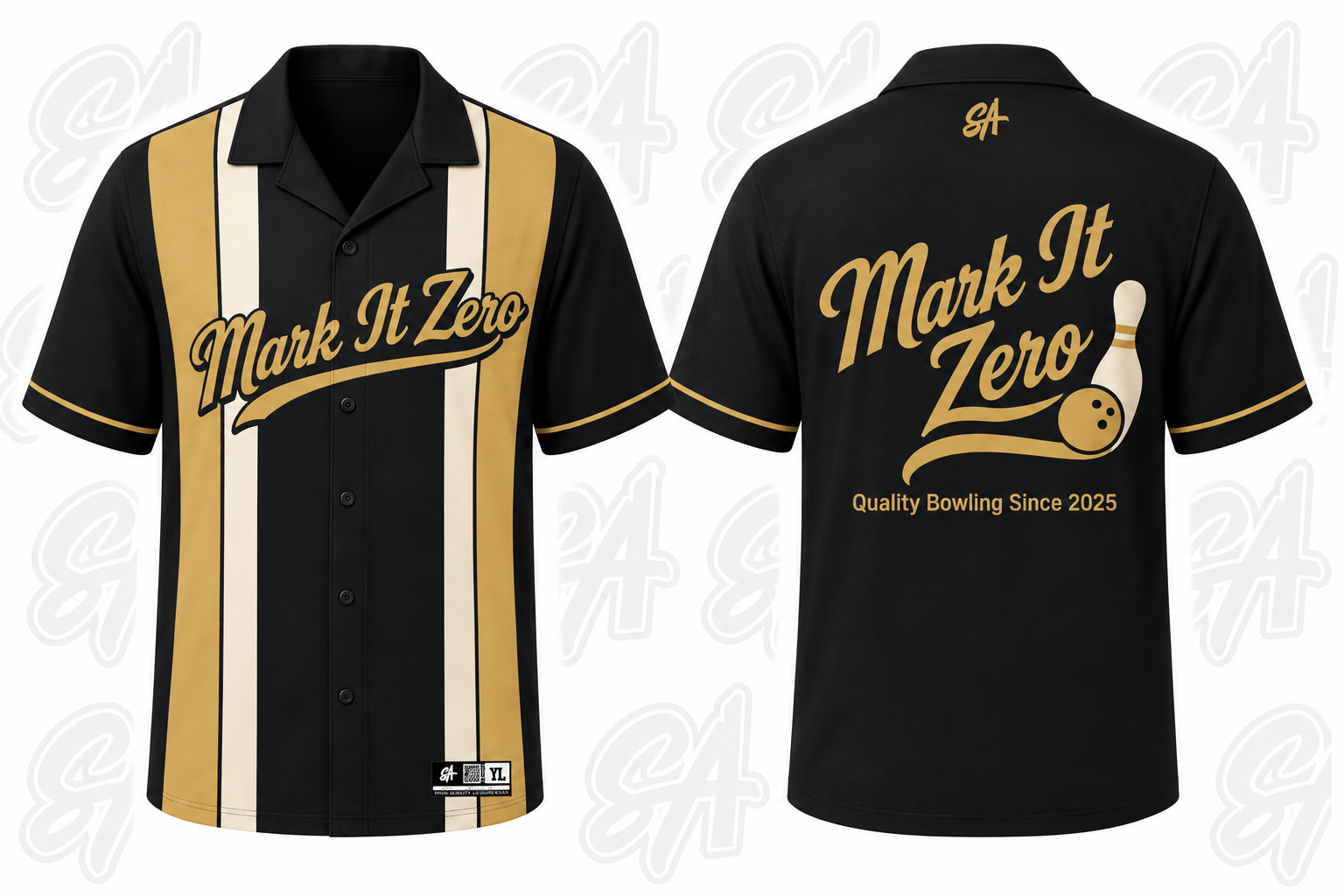 Mark is Zero design mockup