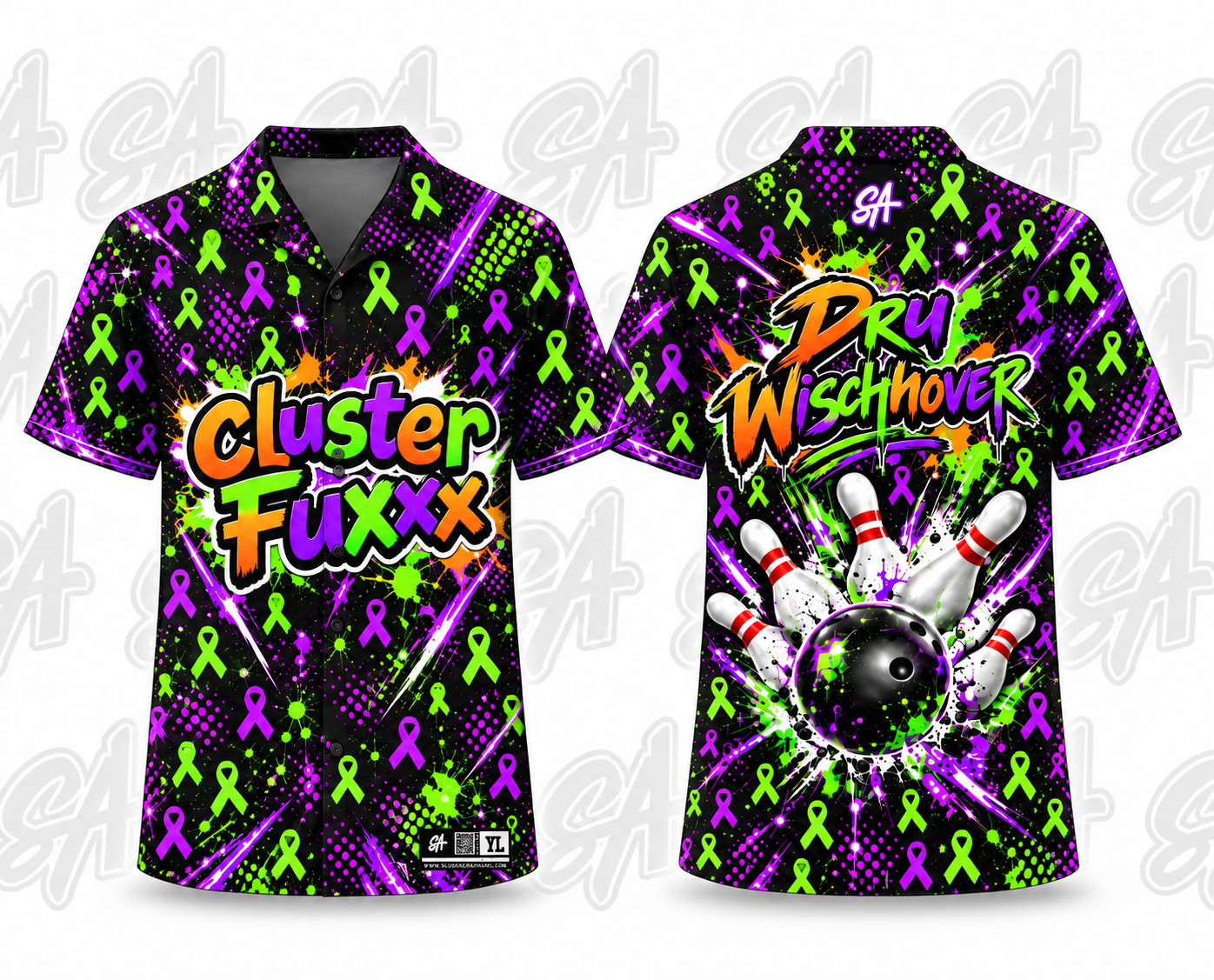 Cluster Fuxxx design mockup