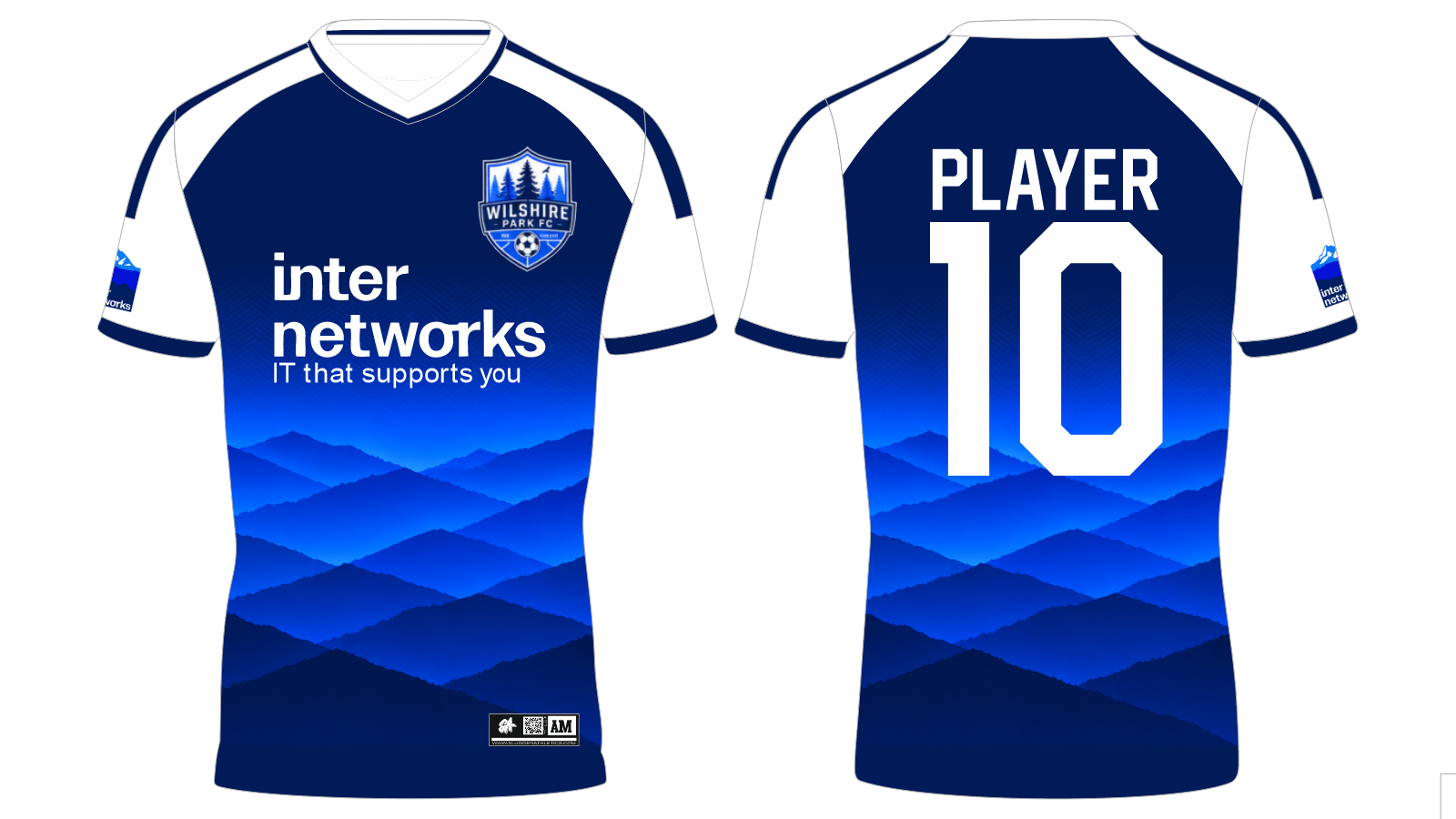 Wilshire Park FC design mockup