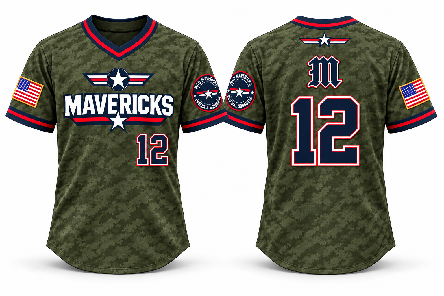 MAD Mavericks  design mockup