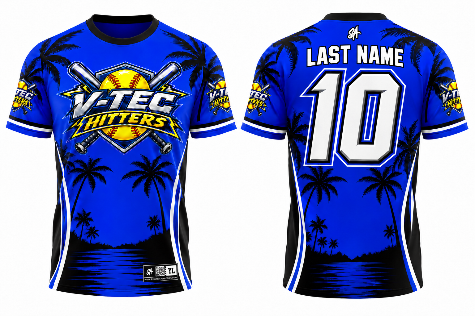 V-Tec Hitters design mockup