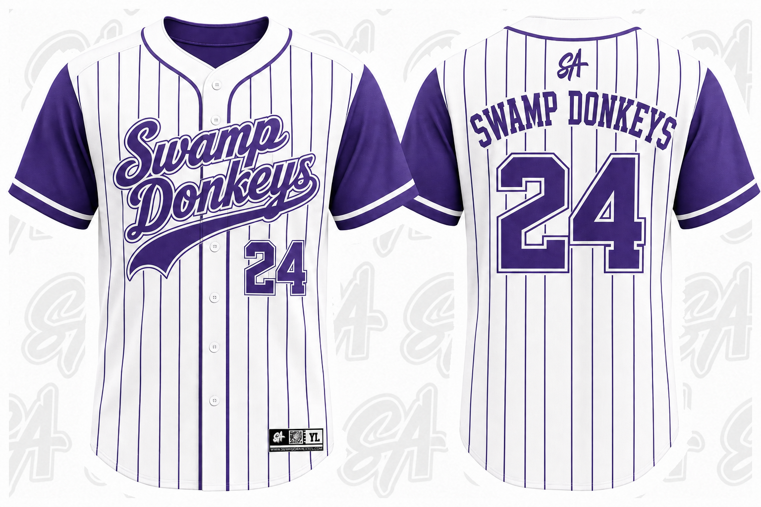 Swamp Donkeys design mockup