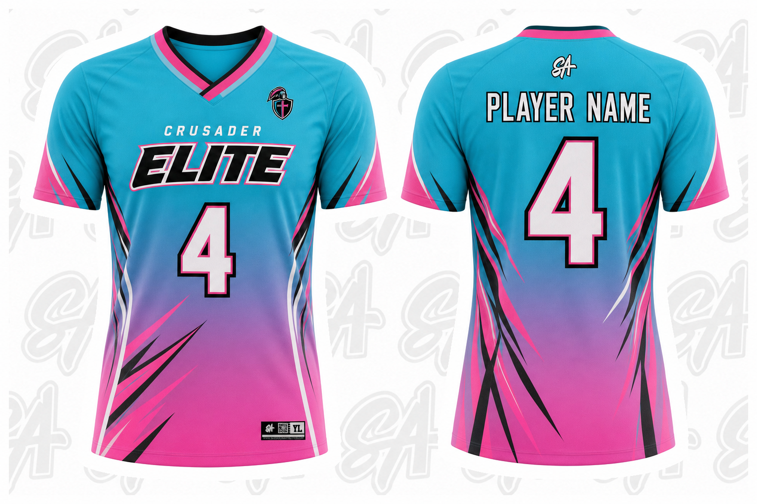 Crusader Elite design mockup