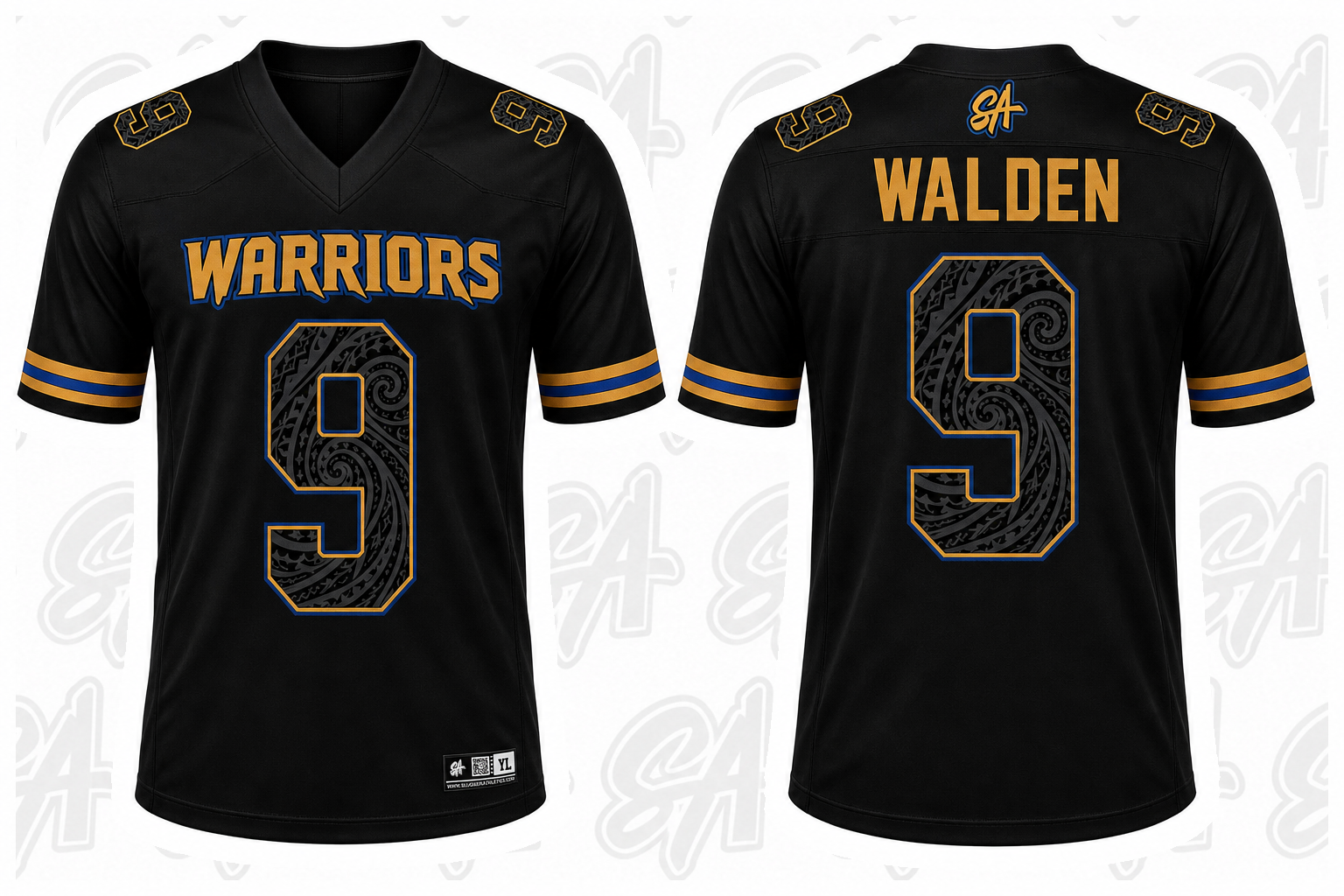 Taylorsville Warriors design mockup