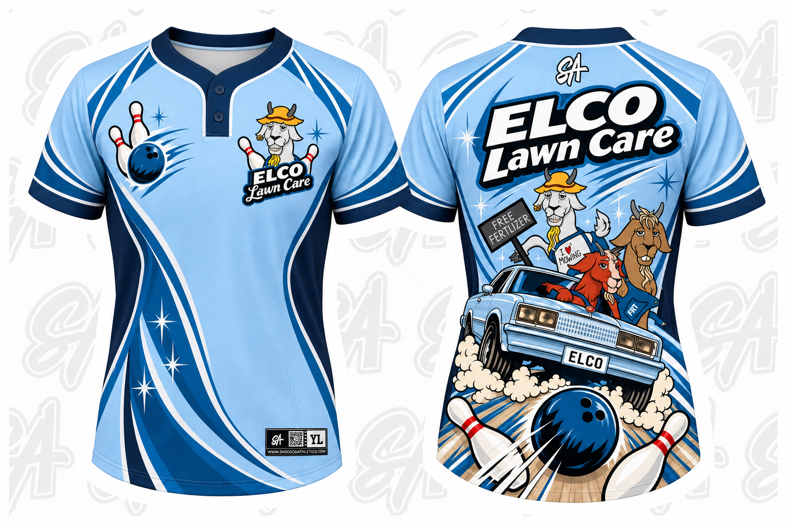Elco Lawn Care design mockup