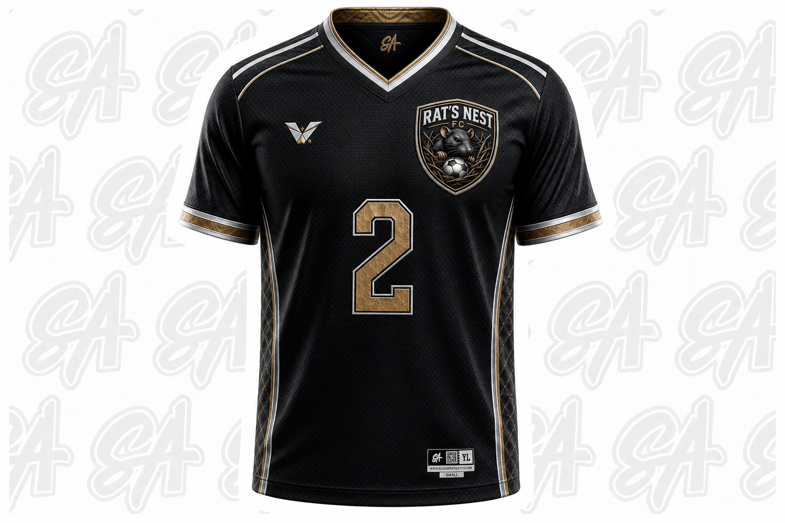 Rats Nest FC design mockup