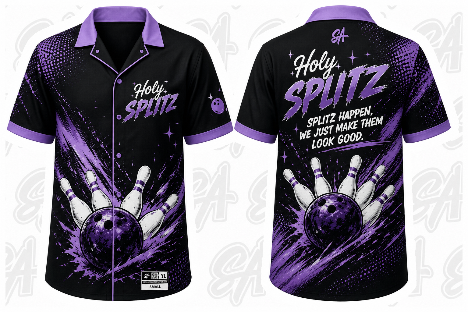 Holy Splitz design mockup