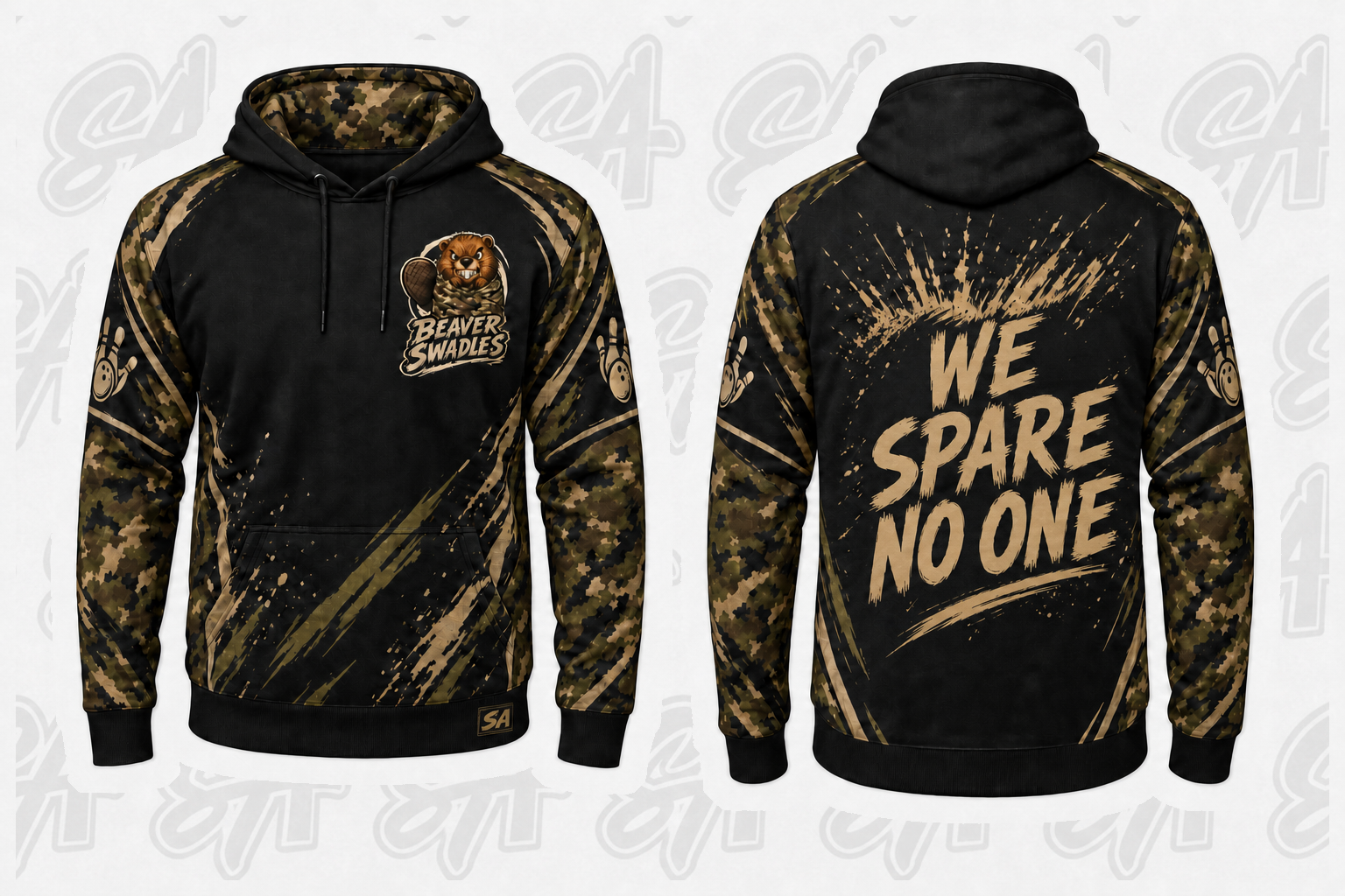 Beaver Swadles design mockup