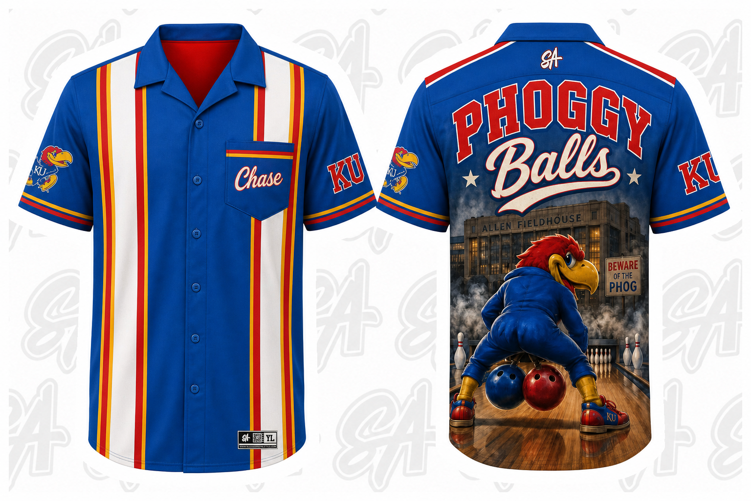 Phoggy Balls design mockup