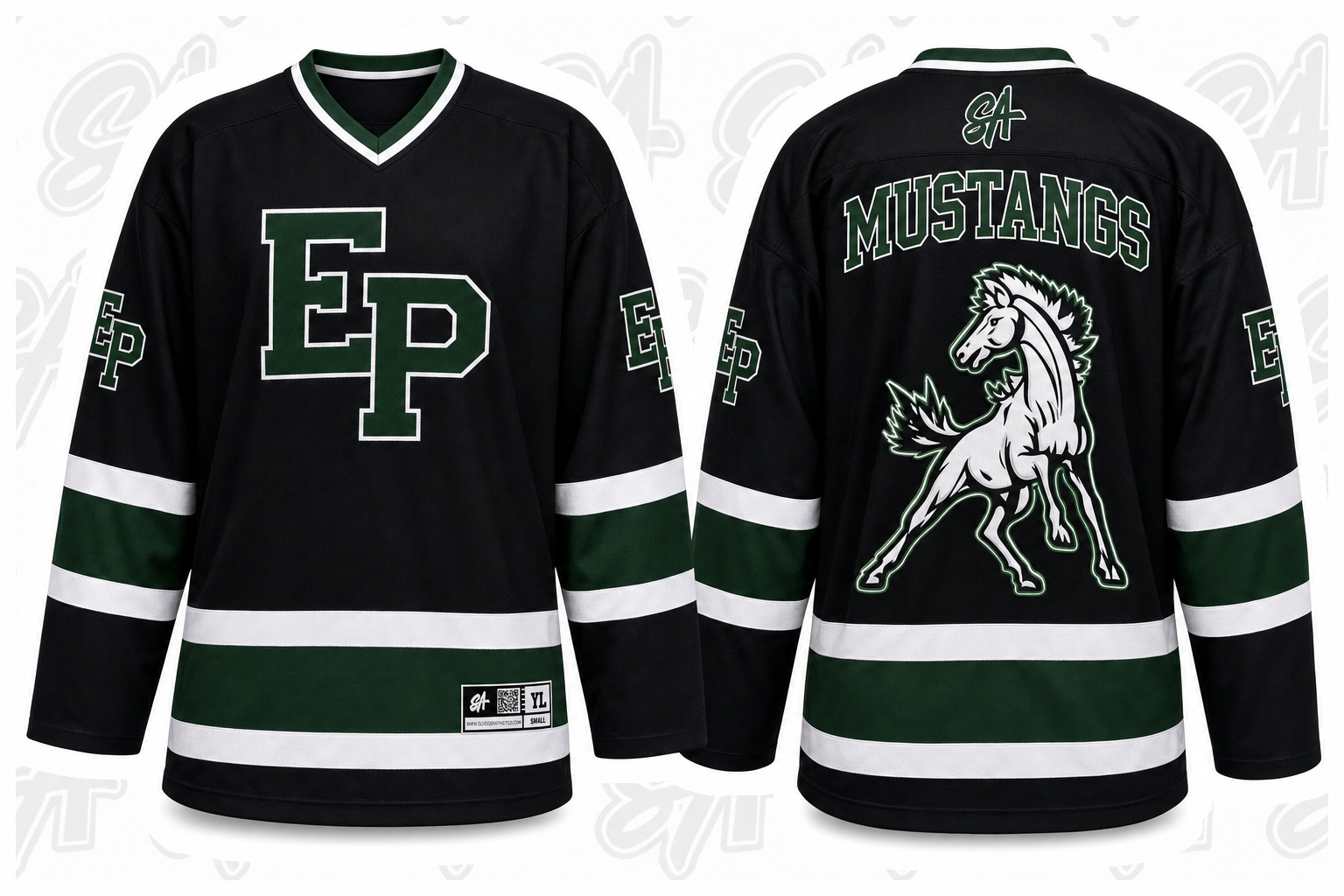 Evergreen Park HS Dance design mockup