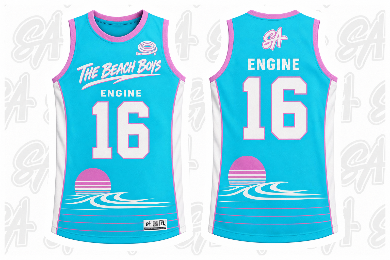 The Beach Boys design mockup