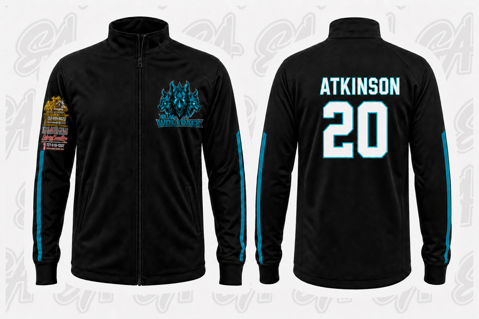 PeeWee Wolfpack  design mockup
