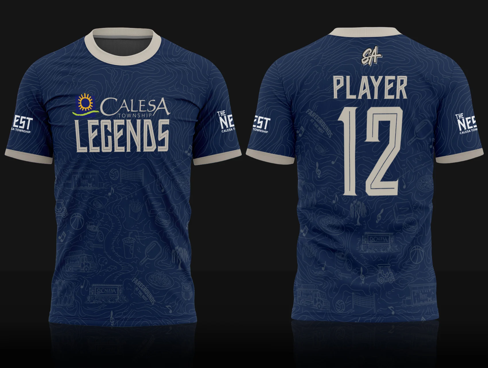 Calesa Legends design mockup
